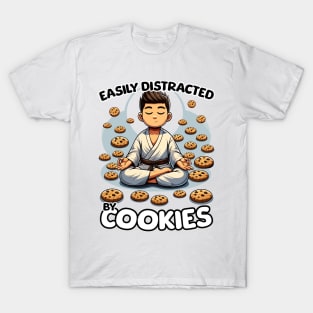 Easily Distracted By Cookies - Zen T-Shirt